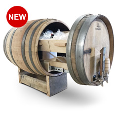 gravity fed wine barrel dispensers