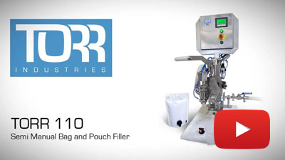 TORR Model 110 Semi Manual Bag and Pouch Filler