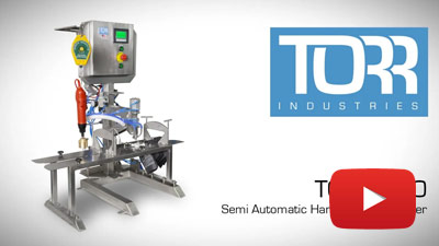 TORR Model 120 Semi Automatic Hand Fed Pouch Filler