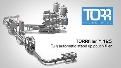 TORRfiller™ 125 Fully Automatic Stand Up Pouch Filler