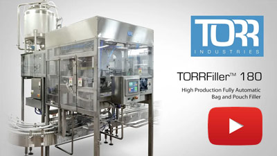 TORR 180 High Production Fully Auto Bag and Pouch Filler